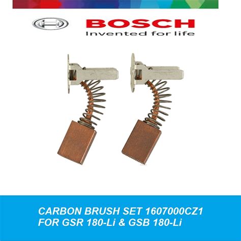 Bosch Carbon Brush Set 1607000cz1 For Gsr 180 Li And Gsb 180 Li Shopee Malaysia