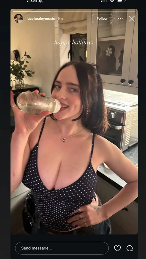 Billie Eilish Surprises Fans With Revealing Polka Dot Tank, Leaving