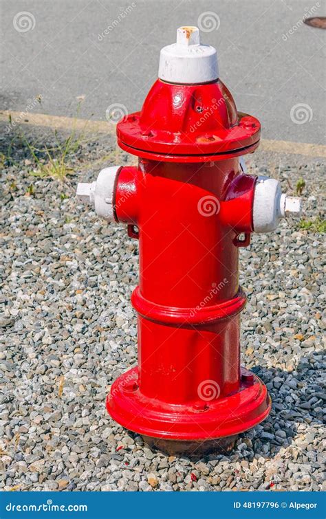 Red Fire Hydrant Stock Photo Image Of Hydrant Public 48197796