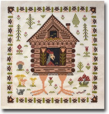 Kateryna Stitchy Princess La Cabane De Baba Yaga Grille Broderie