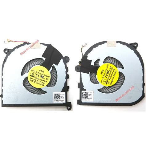 New Laptop CPU Cooling Fan For Dell XPS 15 9550 Series CPU GPU