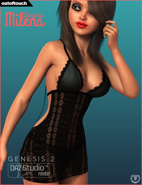 Milenas Lingerie For Genesis 2 Female S Daz 3d