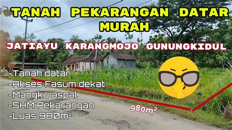 Tanah Murah Datar Shm Pekarangan Mangku Aspal Dikarangmojo Gunungkidul