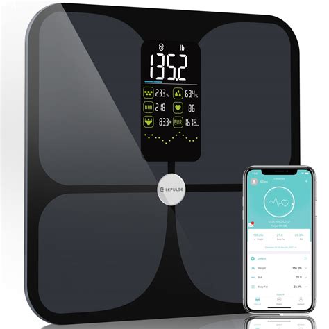 Smart Body Weight And Fat Scale With Heart Rate Bluetooth And Body