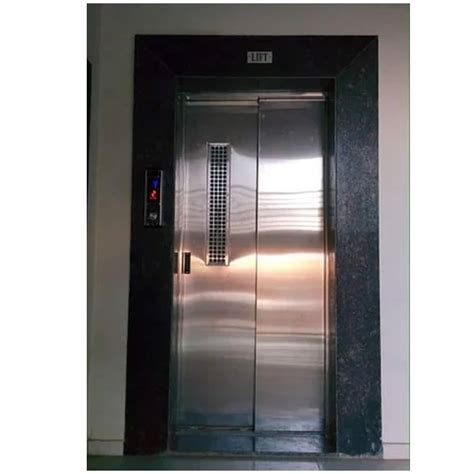 Stainless Steel Center Opening Telescopic Sliding Elevator Door At Rs