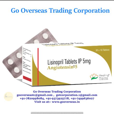 Lisinopril Tablets Ip At Rs 50stripe Zestril In Nagpur Id