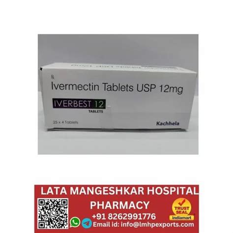 Iverbest 12 Ivermectin 12mg Tablets At Rs 80 Strip Of 10 Tablets