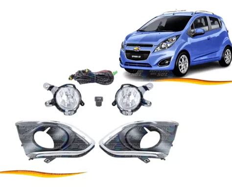 Kit Neblineros Chevrolet Spark Gt 1 2 2013 2015 Cromado Cuotas Sin