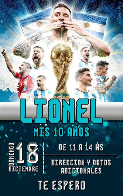 Invitaci N Digital Argentina Campeon Mundial Para Whatsapp