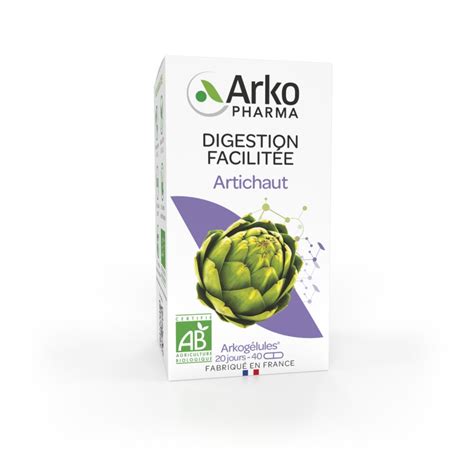 Arkogélules Artichaut bio Arkopharma complément alimentaire pour le