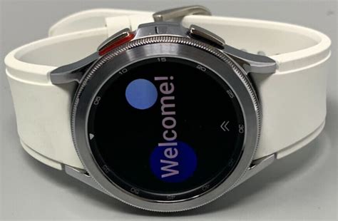 Samsung Galaxy Watch Classic Sm R U Mm Gps Silver W White Band B