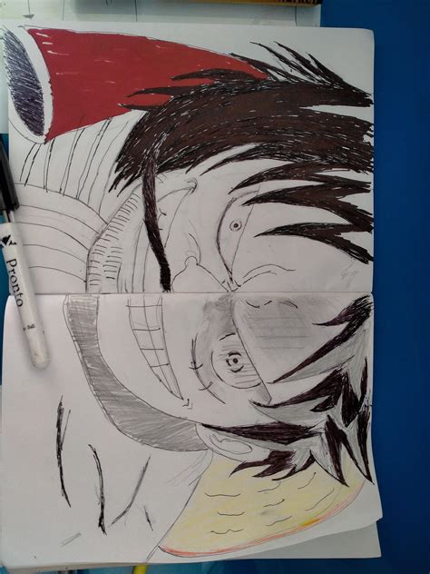 A quick sketch of Luffy and roger : r/OnePiece
