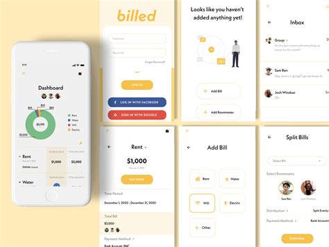 Bill Splitting App by Maya Krishnamurthy on Dribbble