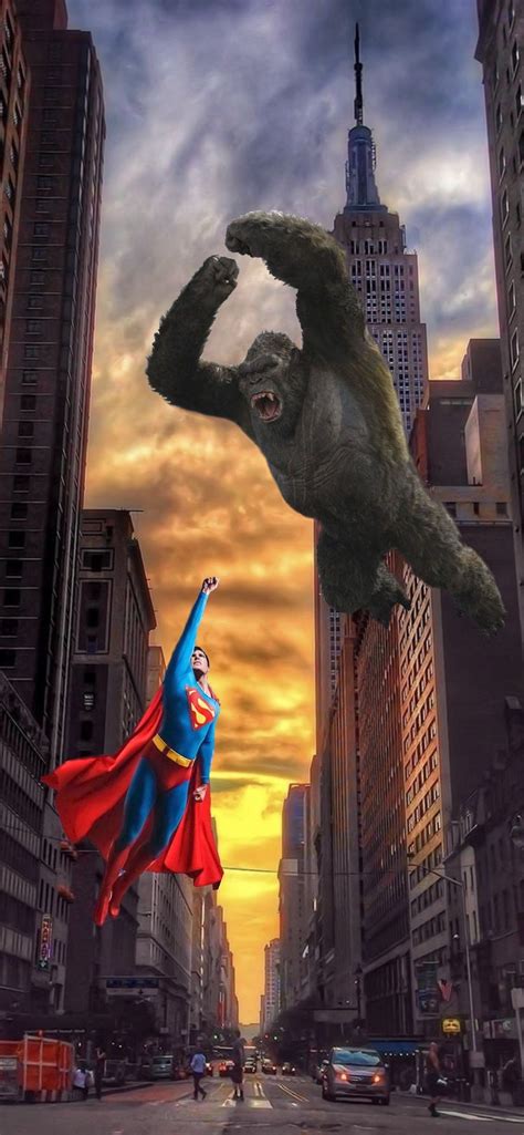 Superman vs King Kong by Haydar78 on DeviantArt