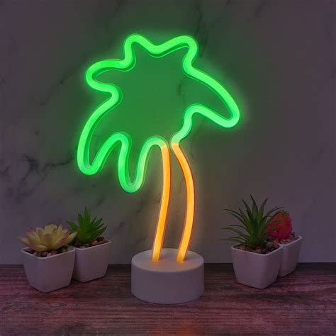 Palm Tree Neon Stand Light