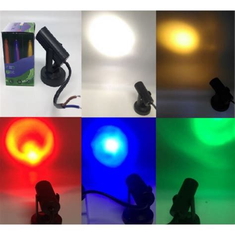 Jual Lampu Sorot Mini Led 1 Watt 1 Warna Shopee Indonesia