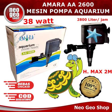 Jual Amara Aa Aa Mesin Pompa Aquarium Aquascape Kolam