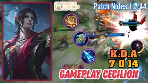 No Junglers In Your Team Gameplay Hero Cecilion Mobile Legends