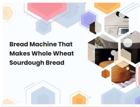 Bread Machine That Makes Whole Wheat Sourdough Bread | breadmach.com