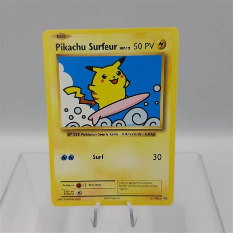 Carte Pok Mon Pikachu Surfeur Xy Evolutions Secr Te