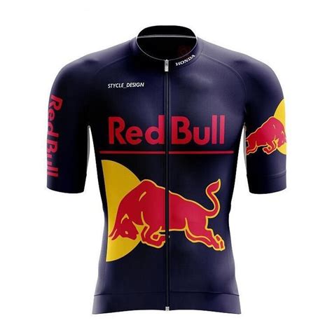 Red Bull Camisa De Ciclismo De Ver O Masculino Respir Vel Mangas Curtas