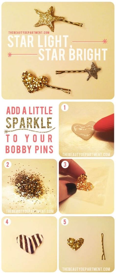 21 Delightful Ways To Make Homemade Holiday Ts Diy Hair Accessories Glitter Diy Diy