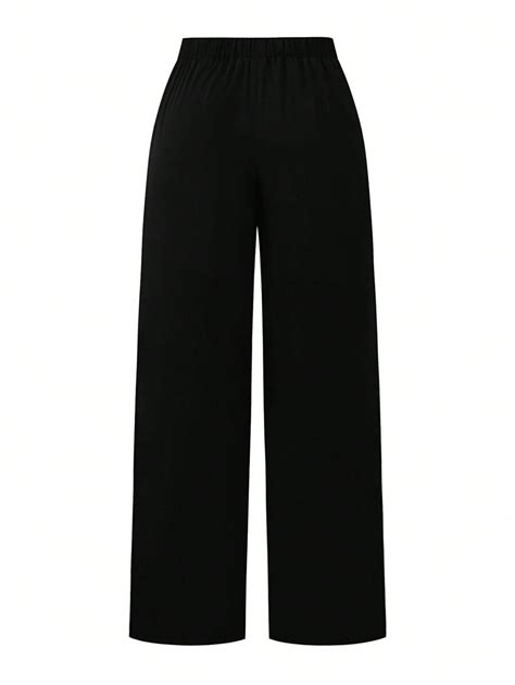 SHEIN Clasi Pantalon Ample Et Ample Pour Femme Grande Taille Pantalon