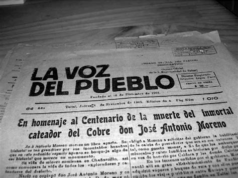 Peri Dico La Voz Del Pueblo Taltal Archivo Museo Augusto