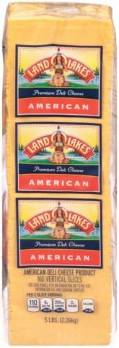 Grab And Go Land O Lakes Yellow American Cheese Fresh Sliced Deli Cheese