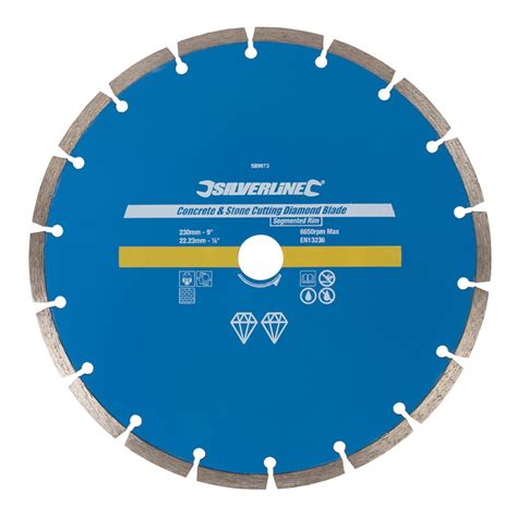 Silverline Gesegmenteerde diamantschijf voor beton en steen Ø 230 mm