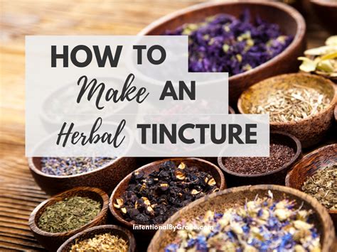 How To Make An Herbal Tincture Artofit