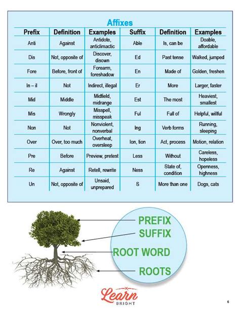 Roots and Affixes, Free PDF Download - Learn Bright