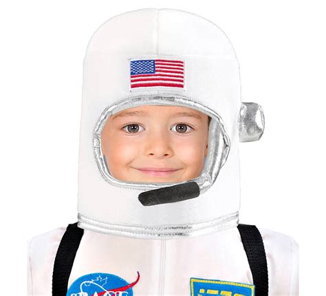 Casco Astronauta Blanco USA para niños