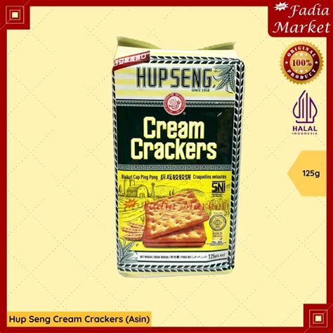 Jual Hup Seng Cream Crackers Kraker Biscuit Kabin Asin Cap Ping Pong