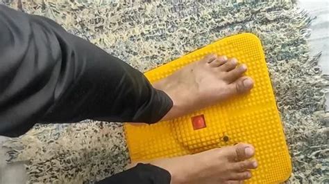 Yellow Plastic Acupressure Foot Mat For Fitness At Rs Piece In New