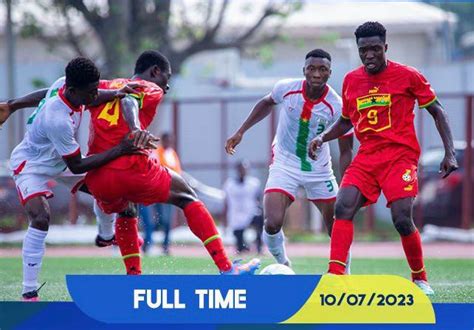 WAFU B U20 Cup Of Nations Ghana Lose Second Game To Burkina Faso