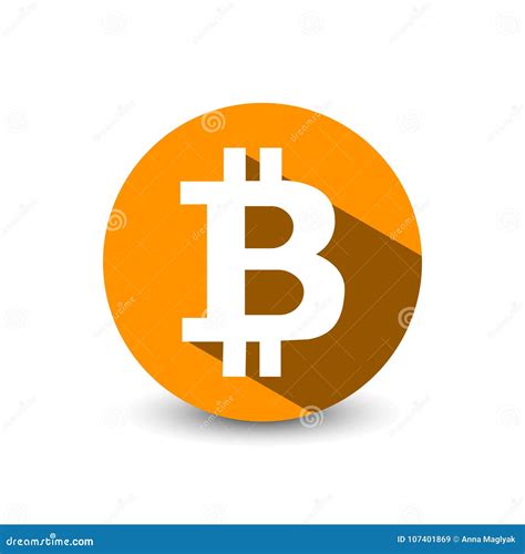 Logotipo Plano Del Vector De Bitcoin De La Moneda Crypto Icono Para El