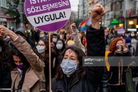 Women And Lgbtqi Activists Protest Turkeys Withdrawal From The News