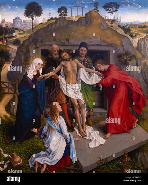 Entombment Of Christ Rogier Van Der Weyden Circa Oil On