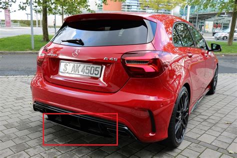 Diffusor spoiler a45 amg Diffusor Schwert Spoiler als Zubehörteil