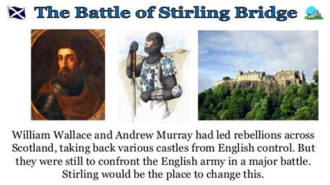 Scottish Wars Of Independence Battle Of Stirling Bridge