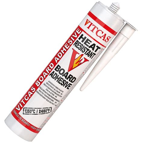 Vitcas Heat Resistant Board Adhesive 1350c Cartridge 310ml Snh Tradecentre