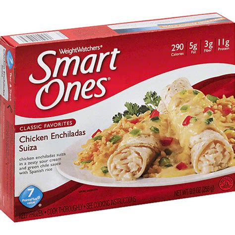 Smart Ones Delicious Mexican Flavors Chicken Enchiladas Suiza Meals And Entrees Ron S Supermarket