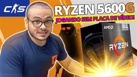 JOGANDO O NOVO COUNTER STRIKE 2 NO RYZEN 5600G SEM PLACA DE VIDEO