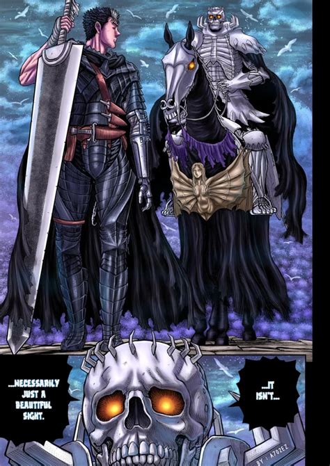 My coloring to guts and skull knight [ manga berserk / chapter 360 ...