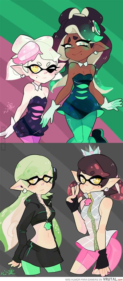 If Off The Hook Stars And Squid Sisters Switched Clothes Love It Credit To The Artist