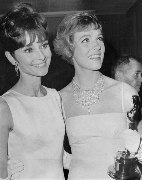 Audrey Hepburn And Julie Andrews Golden Age Of Hollywood Hollywood