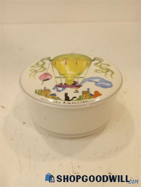 Vintage Villeroy Boch Le Ballon Porcelain Keepsake Box Shopgoodwill