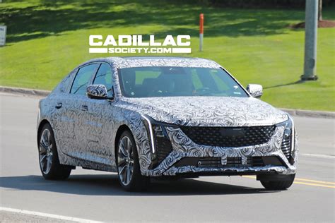 Refreshed Cadillac Ct Spy Photos Show New Widescreen Led Display