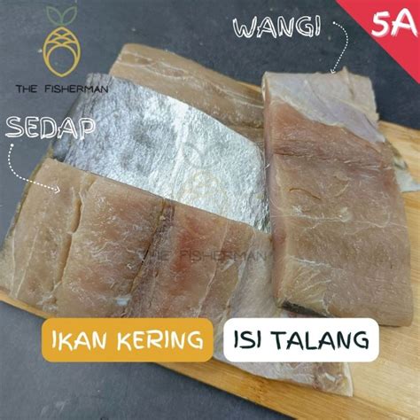 Ikan Masin Isi Talang Siap Potong 100 Segar 梅香咸鱼肉 200G 500G 1KG